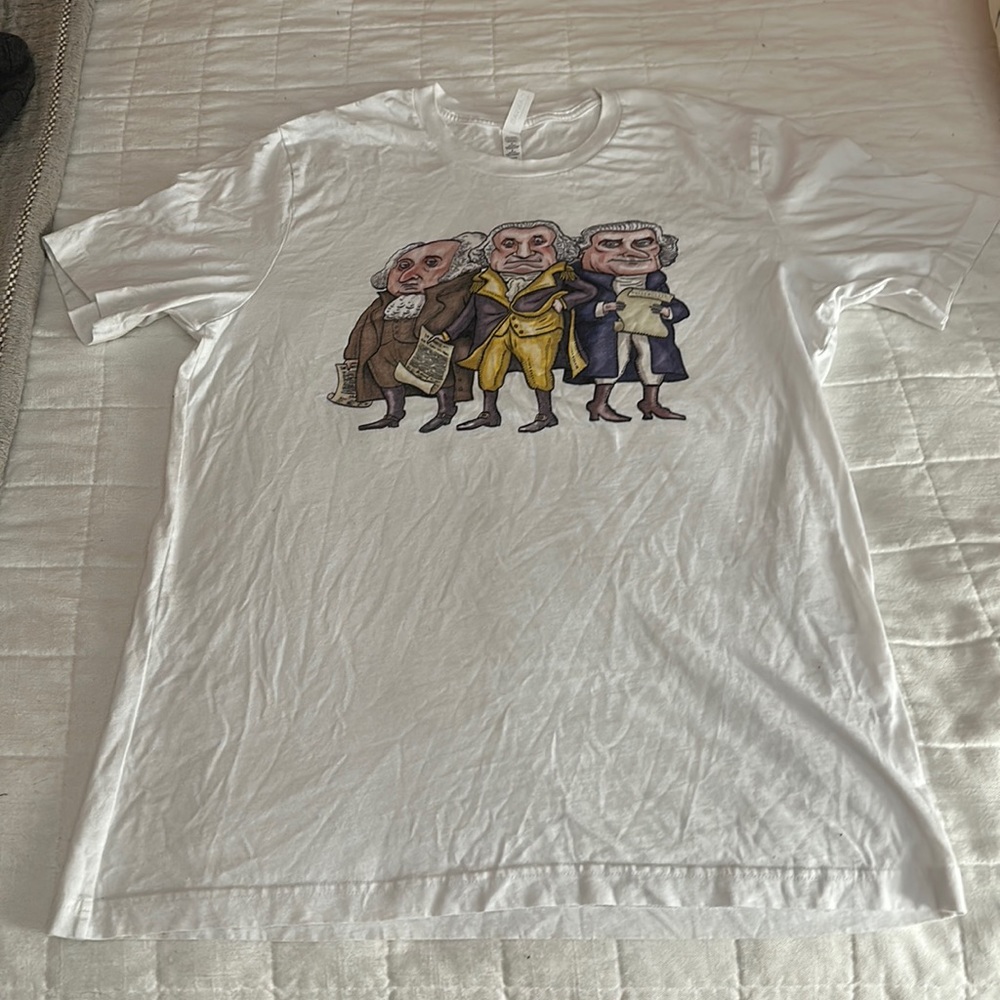 Founding Fathers t shirt Bella canvas t large